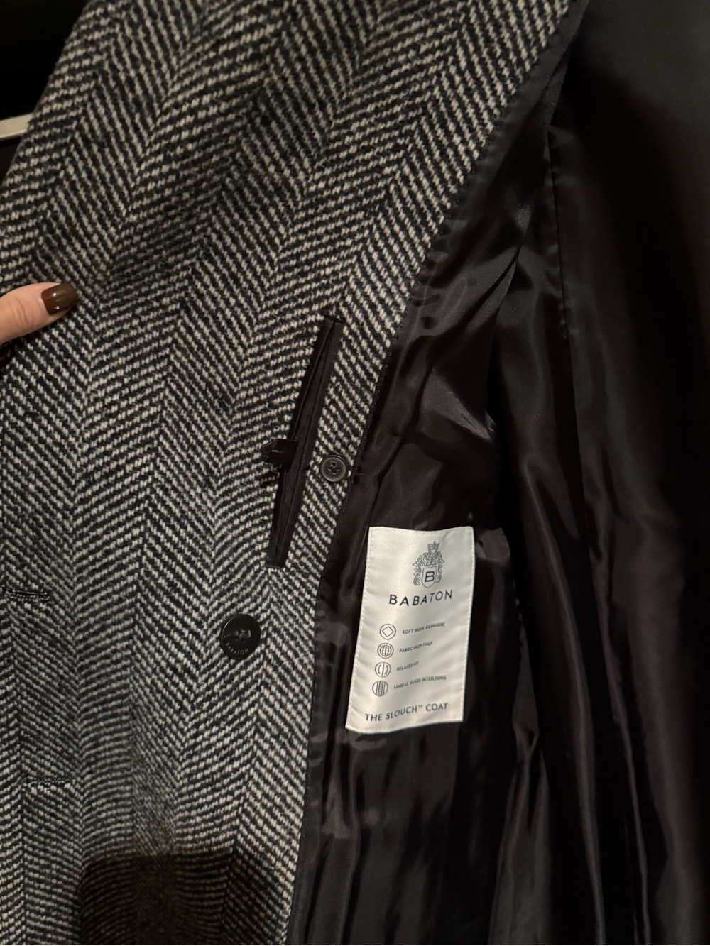 Babaton The Slouch Soft Wool Cashmere Soze XXS - Picture 9 of 9
